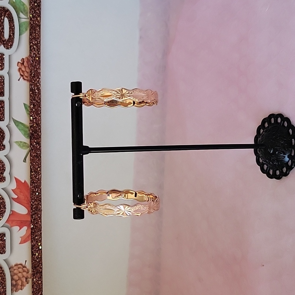 Argollas 18k Gold Plated